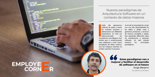 Nuevos paradigmas de Arquitectura Software en un contexto de datos masivos